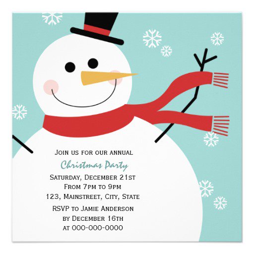 Invitations Snowmen