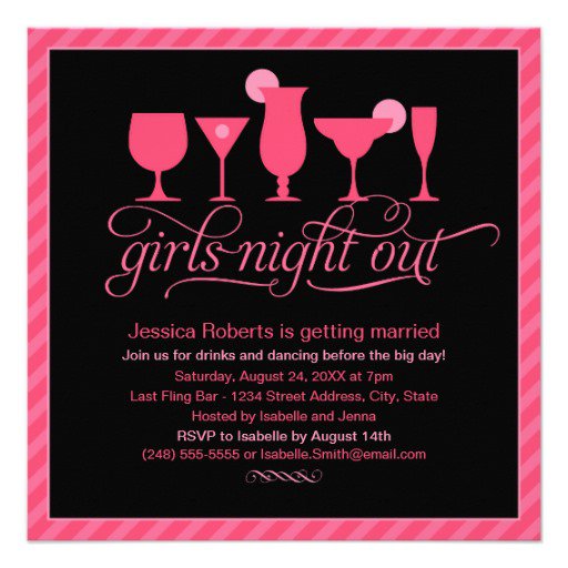 Ladies Night Out Invitations Invitation Design Blog