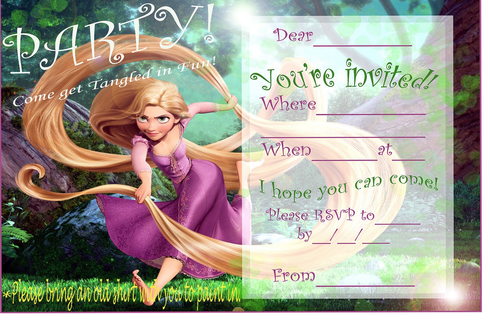 Laser Tag Party Invitation Blank Templates