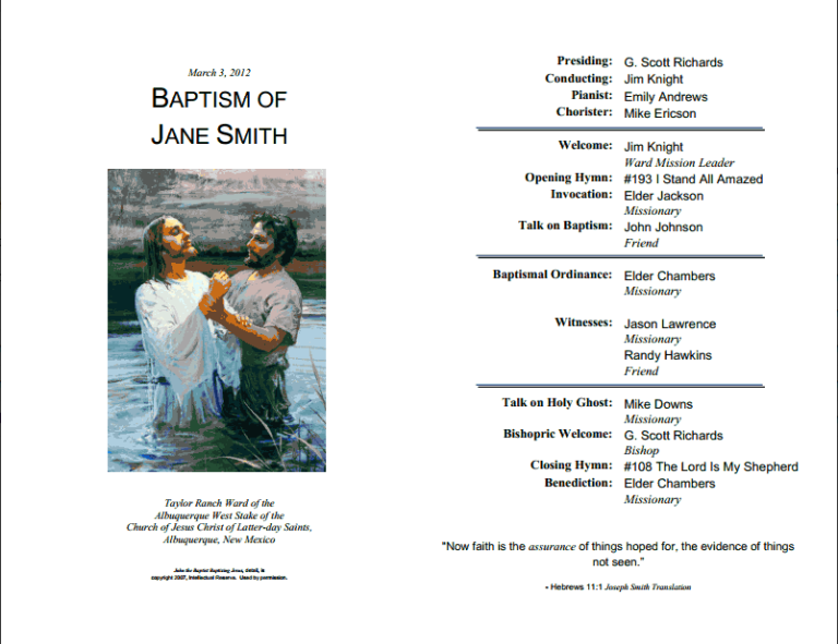 Mormon Baptism Invitations Invitation Design Blog