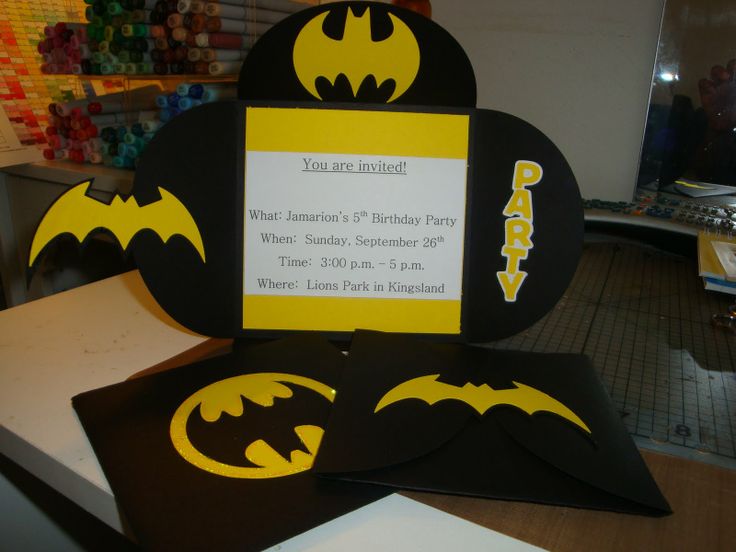 Lego Batman Birthday Invitation Ideas