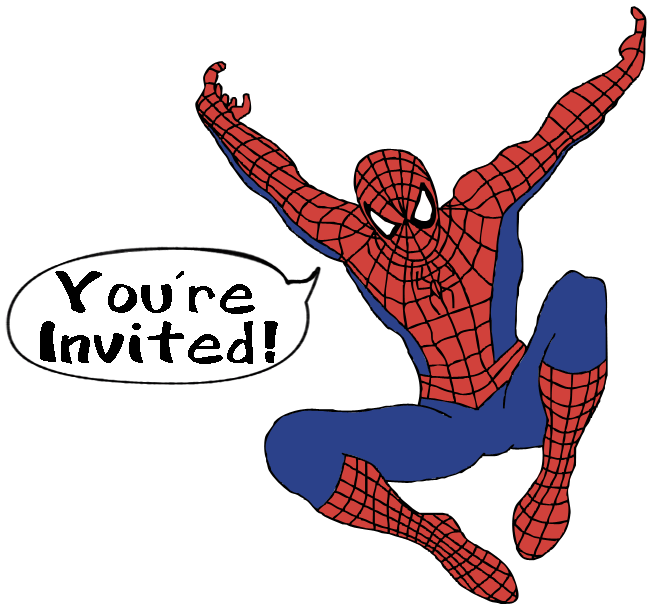 Make Your Own Spiderman Invitations