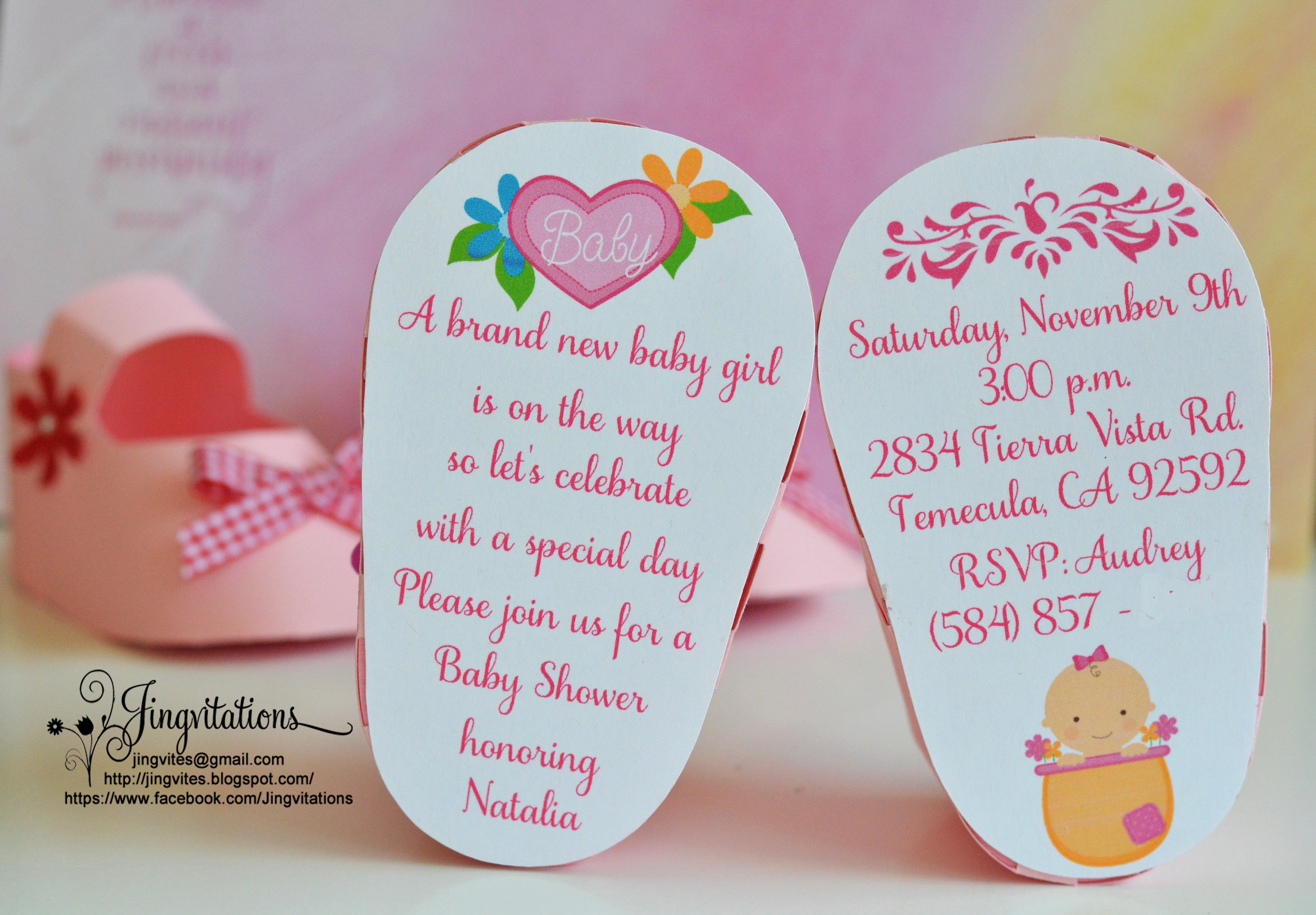 Make Your Own Strawberry Invitations