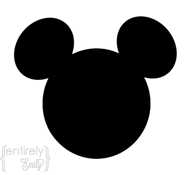 Mickey Mouse Head Invitations