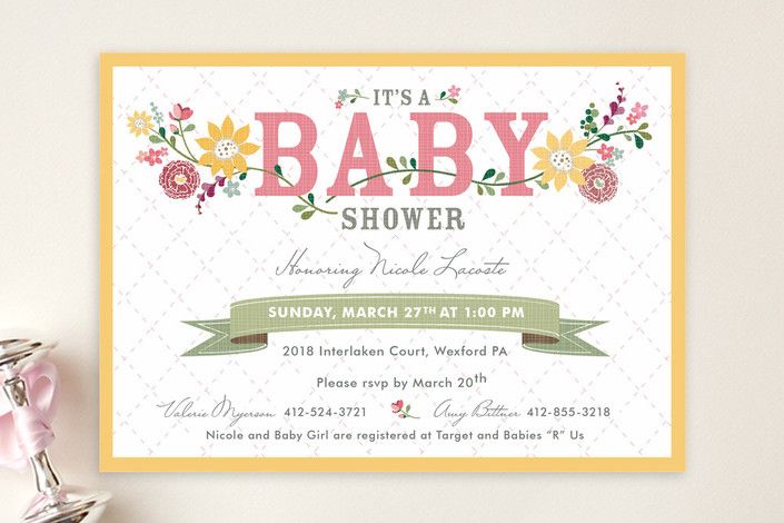 Minted Baby Shower Invitations