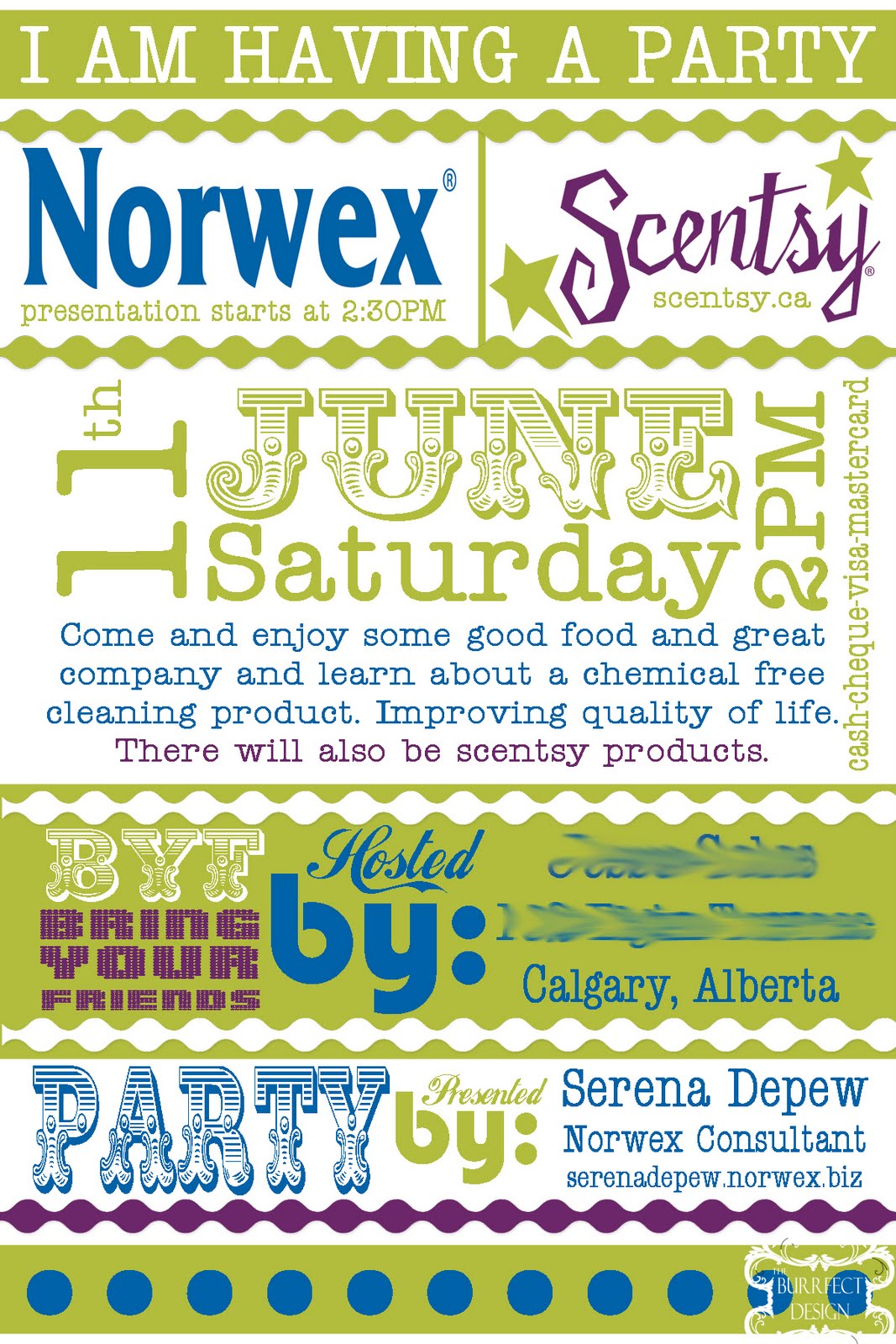Norwex Party Invitation Templates