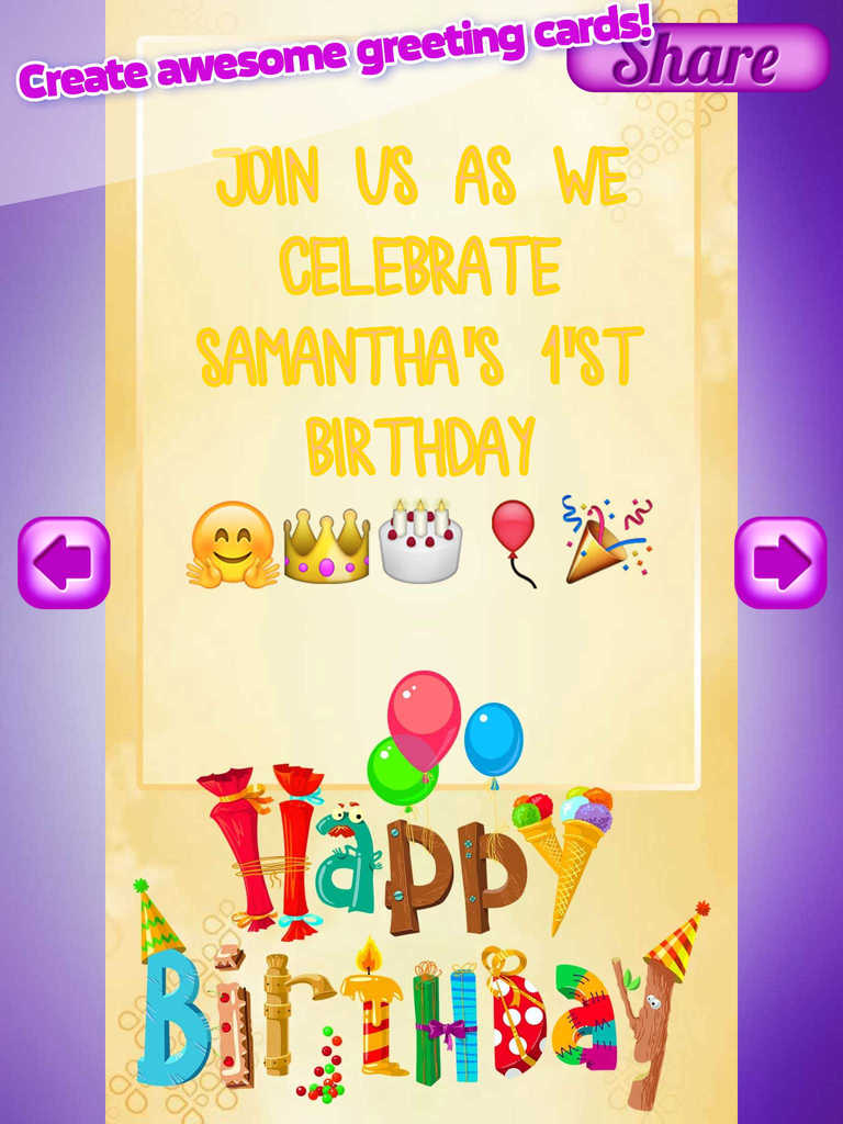 Party Invitation Maker App