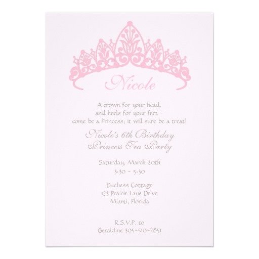 Party Invitation Princess Gowns