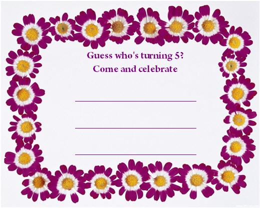 Party Invitations To Print Cards