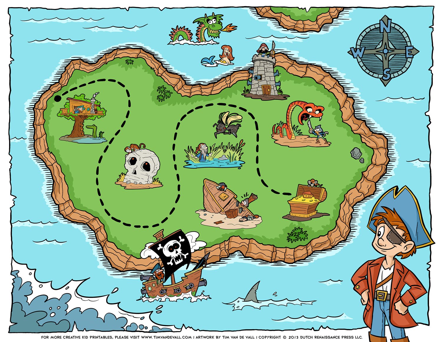 Pirate Maps To Print