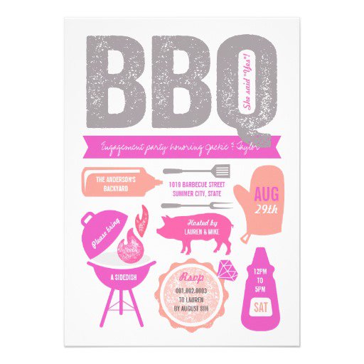 Printable Cookout Invitations