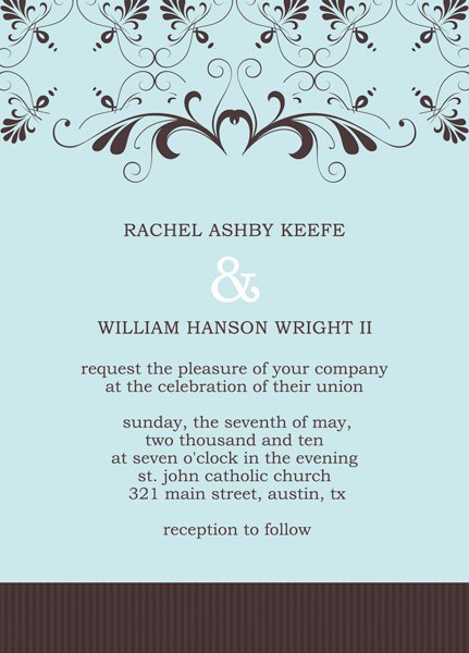 Simple Party Invitation Templates