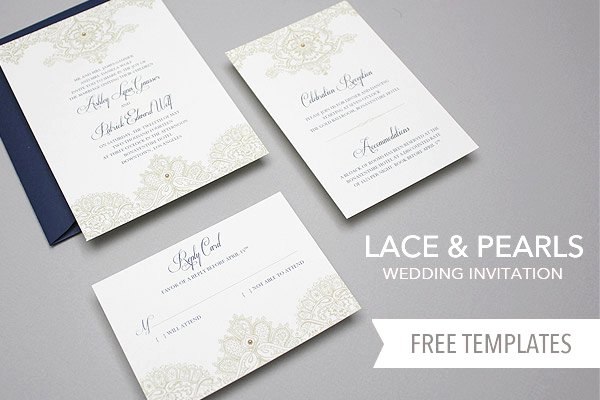 Simple Wedding Invitation Templates Free Download