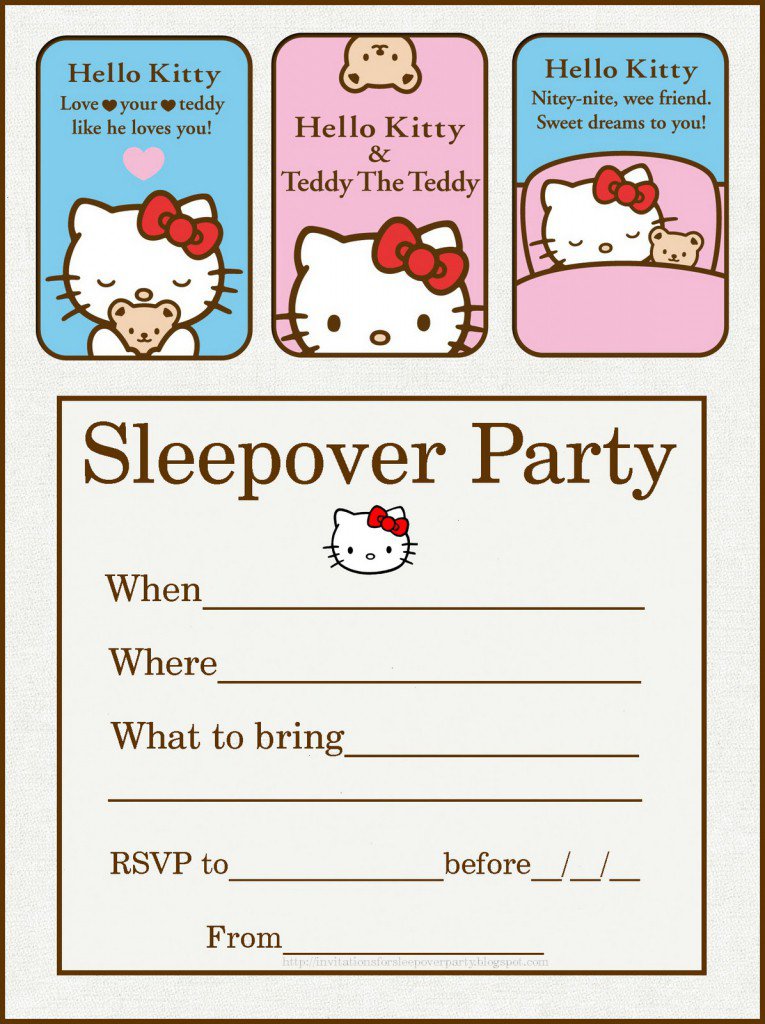 Spa Party Invitations Templates