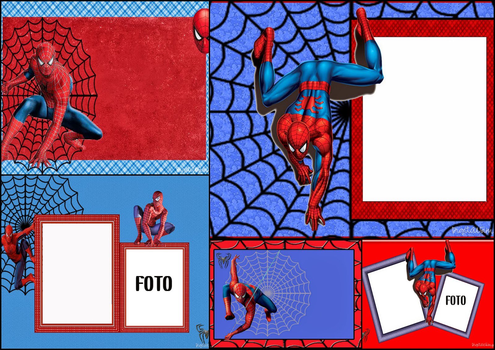 Spiderman Party Invitations Printable
