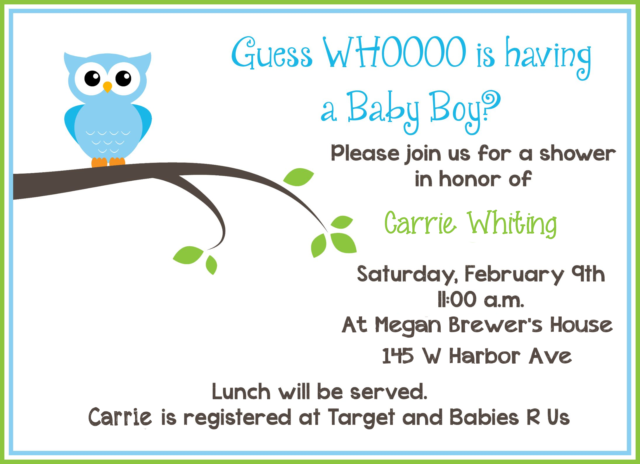 Sprinkle Baby Shower Invitations Templates
