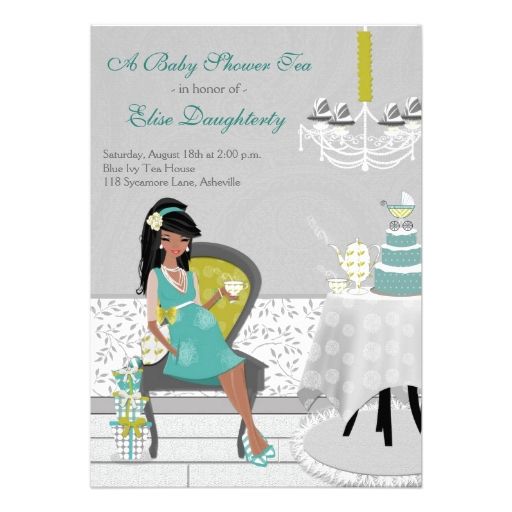 Teapot Invitations For Baby Showers