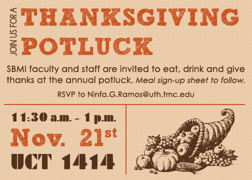 Thanksgiving Potluck Office Invitation Wording 3