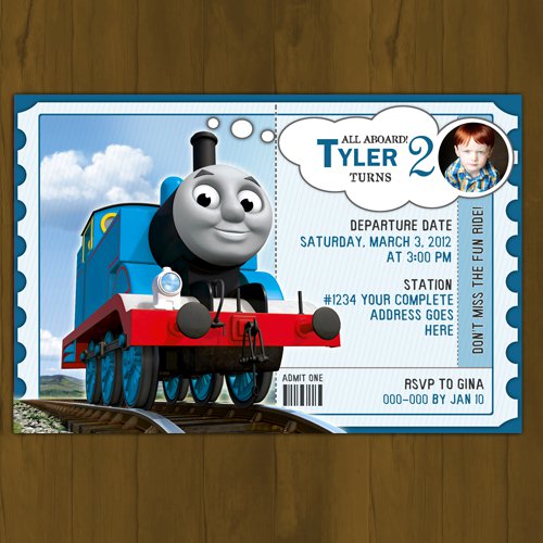 Thomas Train Birthday Card Printable