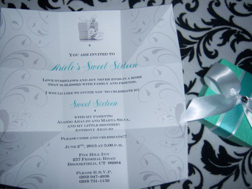 Tiffany Blue Box Wedding Invitations