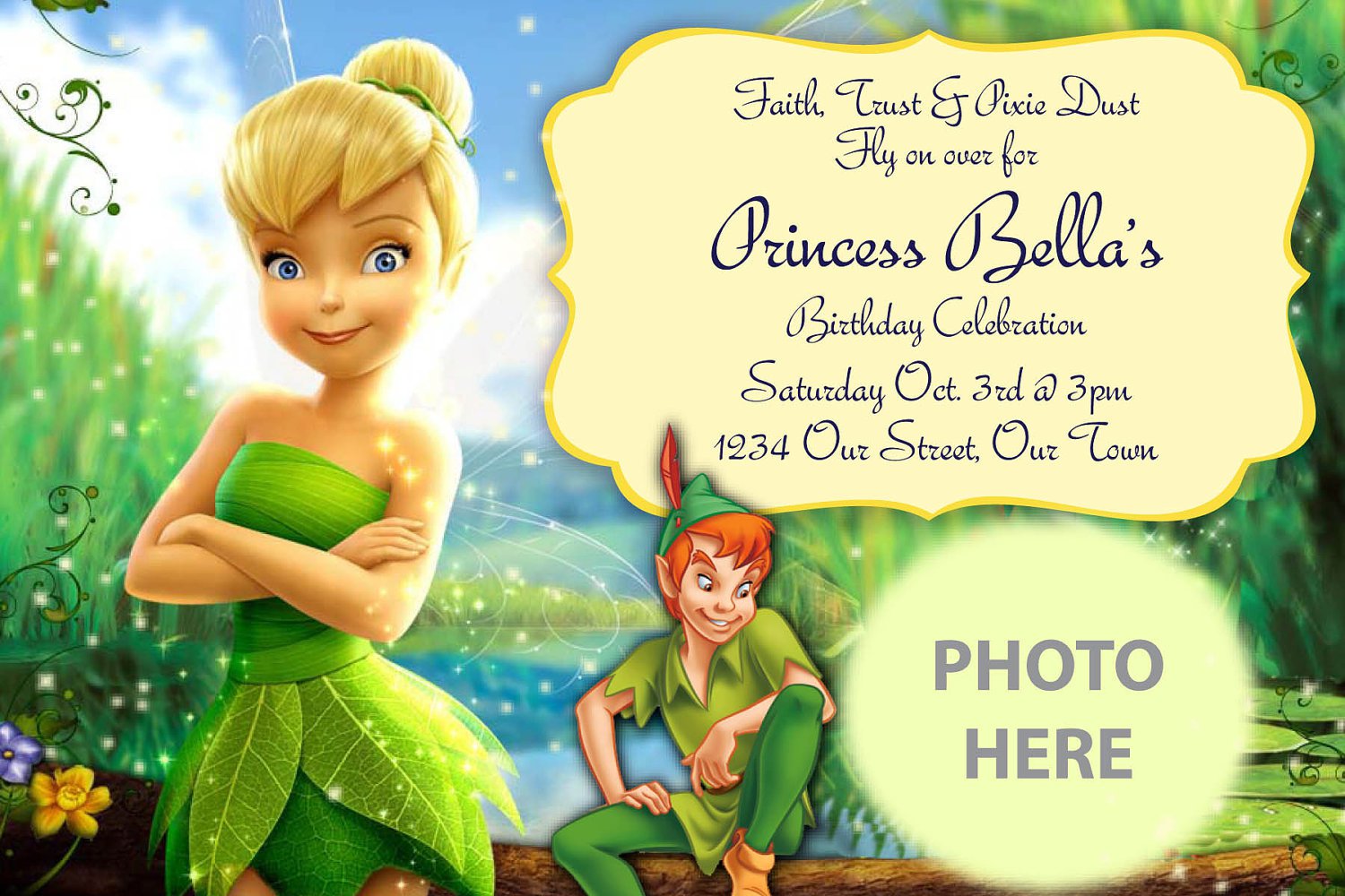 Tinkerbell Invitation For Free