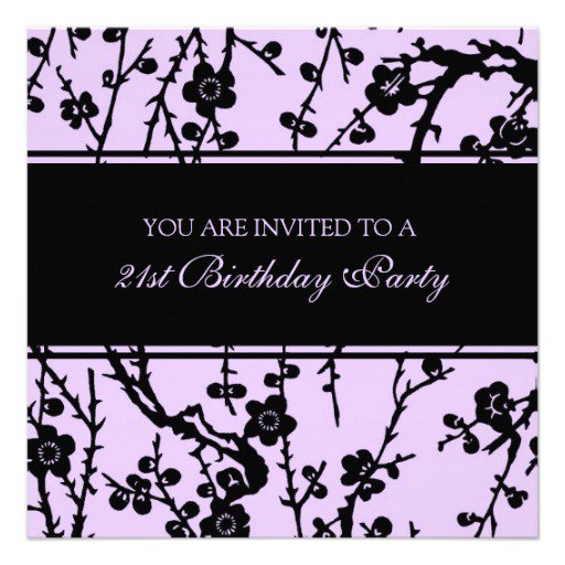 Unique 21st Birthday Party Invitations