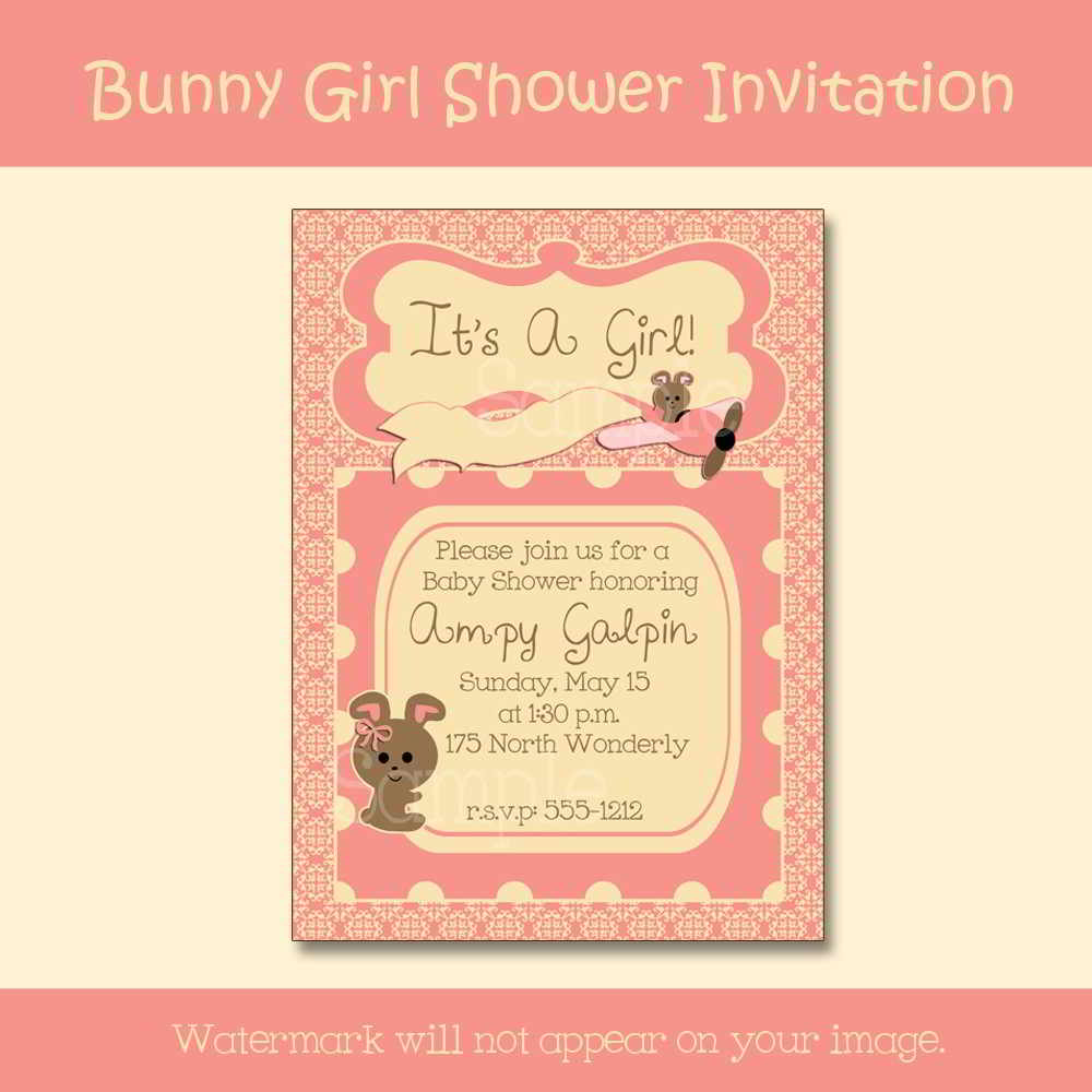 Unique Baby Shower Invitations Girl