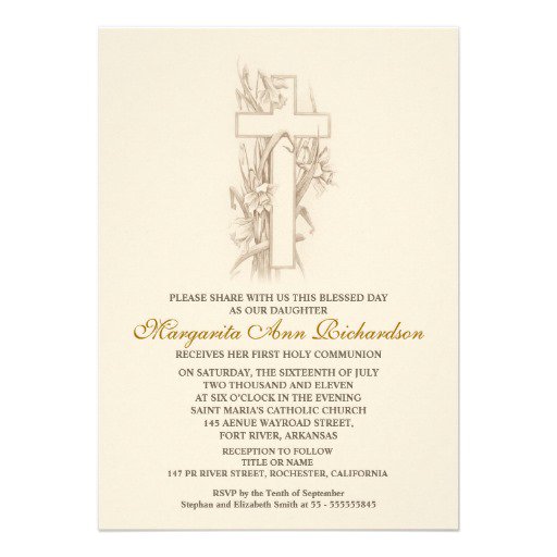 Unique First Communion Invitations
