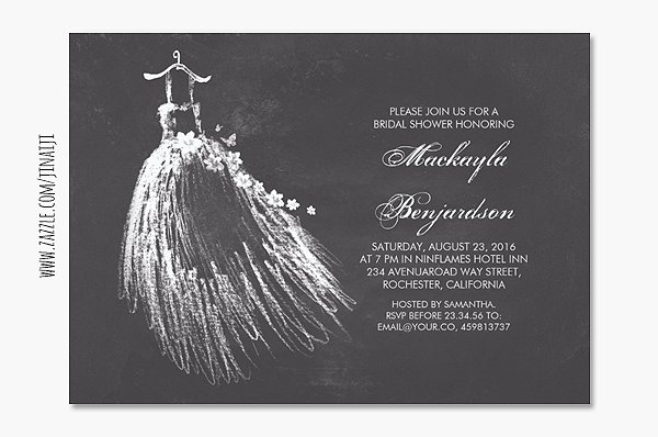 Unique Invitations Bridal Shower