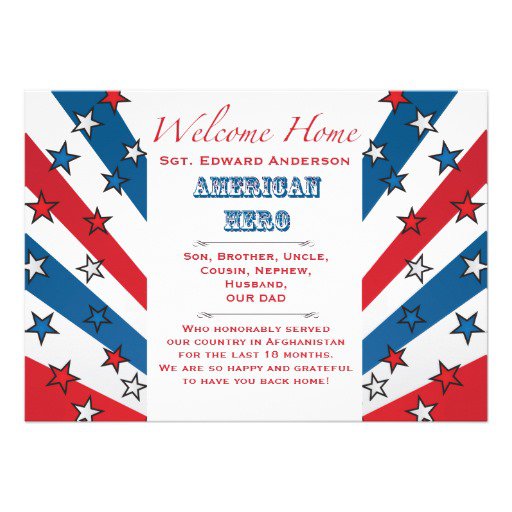 Welcome Home Party Invitation Wording