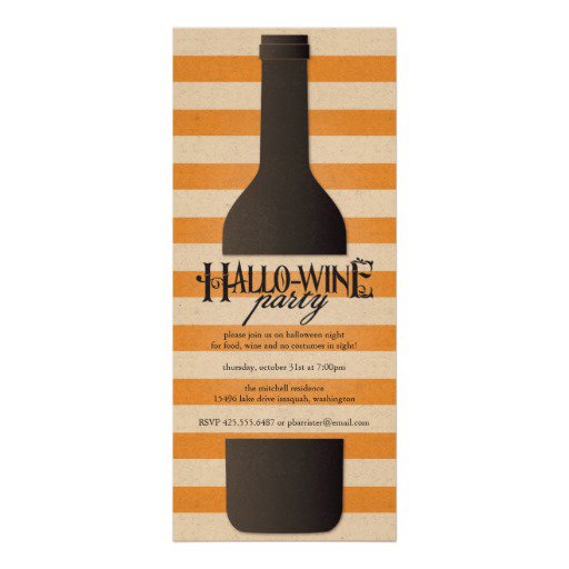 Wine Bottle Invitation Template