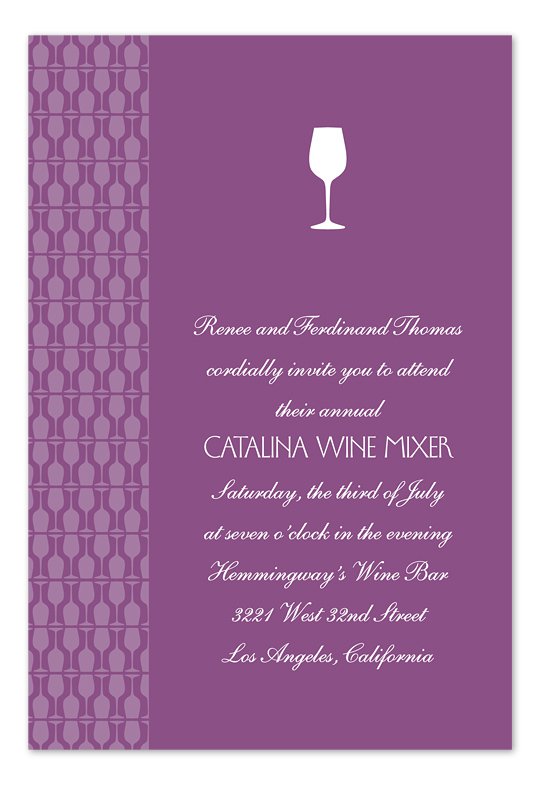 Wine Tasting Party Invitations Wording