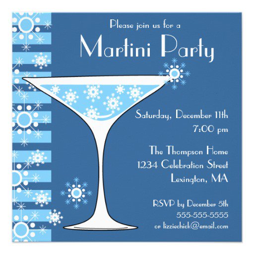 Winter Cocktail Party Invitations